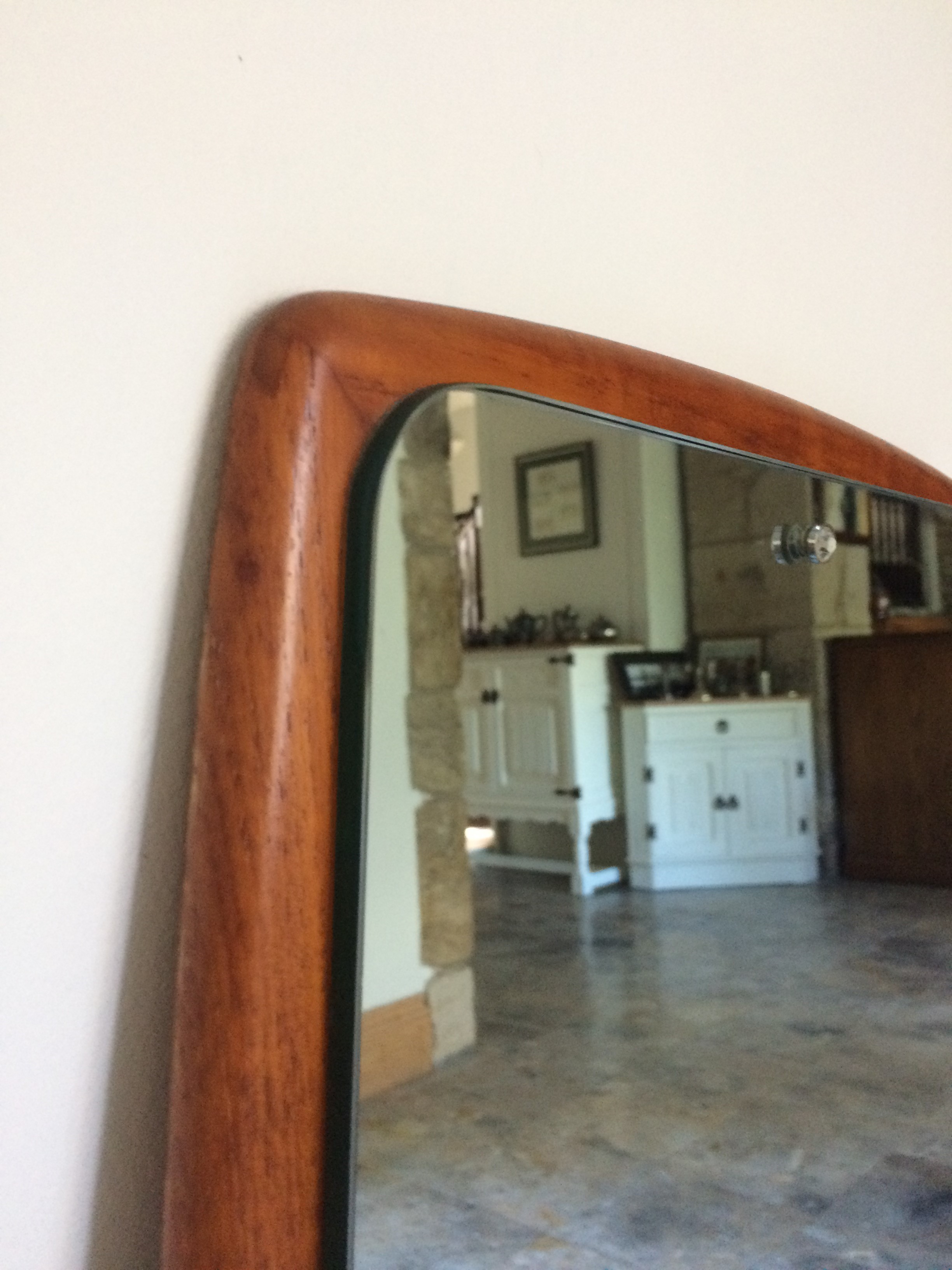 Teak Mirror